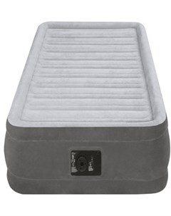Надувная кровать Comfort Plush 99х191х46см встроенный насос 220V 64412 Intex
