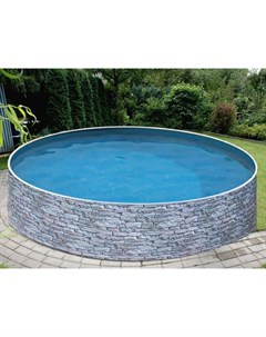 Морозоустойчивый бассейн Stone круглый 3 6х0 9 м Basic Azuro