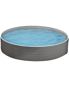 Морозоустойчивый бассейн Rattan круглый 3 6х1 2 м Premium Azuro