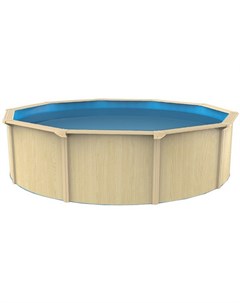 Морозоустойчивый бассейн круглый 300х130см Wood Basic Poolmagic
