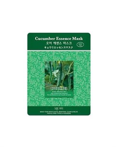 Тканевая маска огурец Cucumber Essence Mask 23 г MjCare Mijin