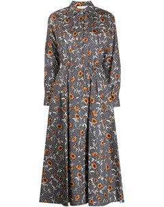 Расклешенное платье Eleanor с цветочным принтом Tory burch