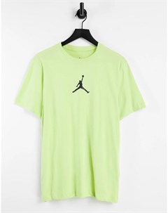 Футболка лаймового цвета Nike Jumpman Jordan