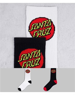 Набор из 2 пар разноцветных носков Classic Dot Santa cruz