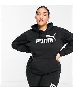 Худи черного цвета с логотипом Plus Essentials Puma