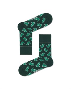 Мужские носки Happy Динозавры Темно зеленый р 25 Diwari