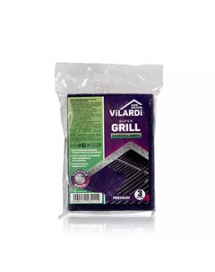Салфетка для уборки Super Grill из микрофибры 3шт Vilardi