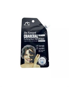 Маска пленка для лица Charcoal Diamond 25г Dr smart
