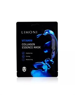 Тканевая маска для лица Vitamin с коллагеном и витаминами 23г Limoni