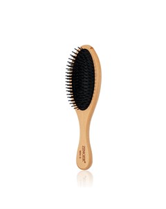 Деревянная массажная расческа для волос WH5 Plastic с пластиковыми зубчиками Zinger
