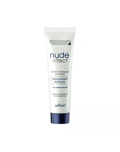 Тональный крем для лица Luxury Nude Effect Невидимый макияж универсальный 30мл Bielita