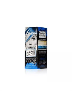 Оттеночный бальзам Wow Colors для светло русого оттенка волос и светлее Oriental Sapphire Синий Fara