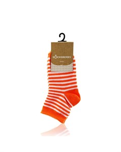 Детские носки KS 0017 оранжевые полосы р 18 Socksberry