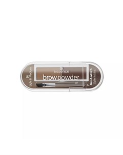 Тени для бровей Brow powder set для блондинок 01 Light Medium 2 3г Essence