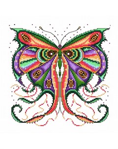 Набор для вышивания крестиком Кружевная бабочка Белоснежка