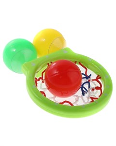 Игрушка для ванной Баскетбольная корзина на присосках 3 мячика ТМ Мешок подарков