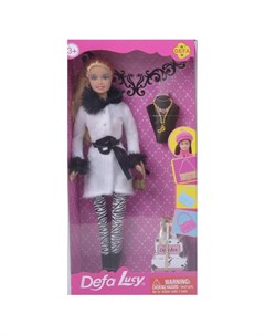 Игровой набор с куклой Lucy Красотка 29 см 8293 white Defa