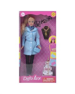 Игровой набор с куклой Lucy Красотка 29 см 8293 blue Defa
