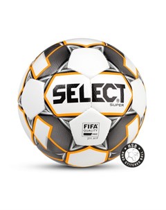 Мяч футбольный FIFA 812117 009 5 белый серый оранжевый Select