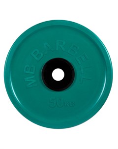 Диск олимпийский d51мм евро классик MB PltCE 50 50 кг зеленый Mb barbell