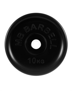 Диск олимпийский d51мм евро классик MB PltBE 10 10 кг черный Mb barbell