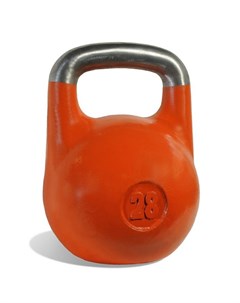 Гиря чемпионская 28 кг оранжевая Iron king