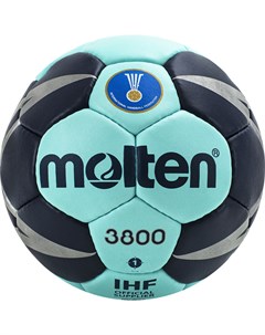 Мяч гандбольный 3800 H1X3800 CN р 1 бирюзово т синий Molten