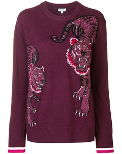 Пуловер с изображением тигров Kenzo