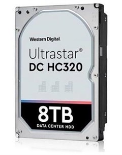 Жесткий диск WD Original SAS 3 0 8Tb 0B36400 HUS728T8TAL5204 Ultrastar DC HC320 7200rpm 256Mb 3 5 Hgst