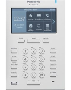 Телефон IP KX HDV330RU белый Panasonic