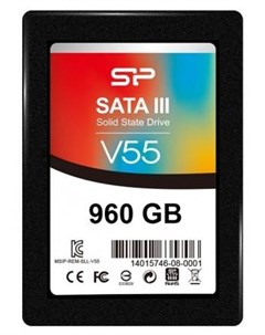 Твердотельный накопитель SSD 2 5 960 Gb SP960GBSS3V55S25 Read 560Mb s Write 530Mb s TLC Silicon power