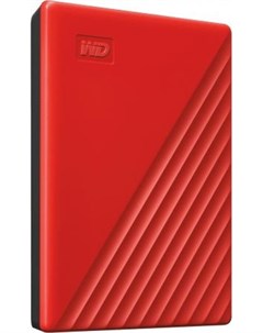 Внешний жесткий диск 2 5 2 Tb USB 3 0 My Passport красный Western digital