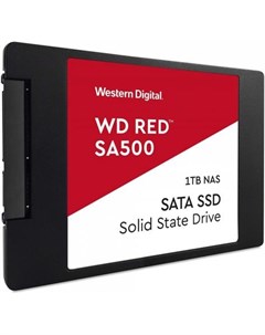 Твердотельный накопитель SSD 2 5 1 Tb Red SA500 Read 560Mb s Write 530Mb s 3D NAND TLC WDS100T1R0A Western digital