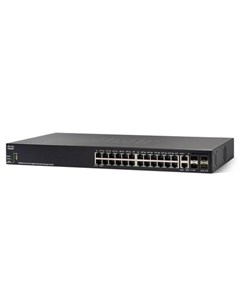 Коммутатор SG350X 24 K9 EU SB SG350X 24 24 port Gigabit Stackable Switch Cisco
