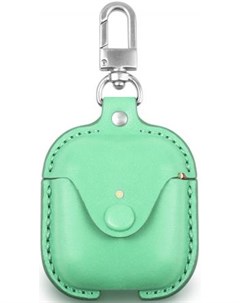 Сумка Leather Case for AirPods Light Green Cozistyle