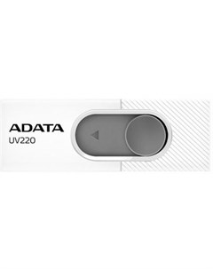 Флеш накопитель 16GB UV220 USB 2 0 белый серый Adata