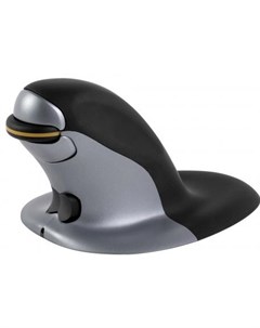 Мышь беспроводная Penguin FS 98945 чёрный серебристый USB Fellowes
