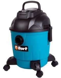 Промышленный пылесос BSS 1218 сухая влажная уборка чёрный синий Bort