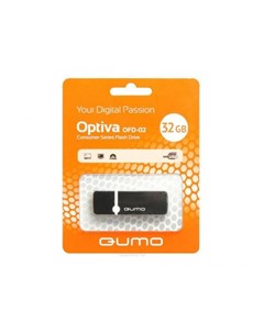 Флешка USB 32Gb Optiva 02 USB2 0 черный QM32GUD OP2 Qumo