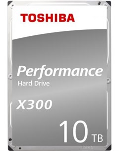Жесткий диск SATA III 10Tb HDWR11AEZSTA X300 7200rpm 256Mb 3 5 Rtl Toshiba