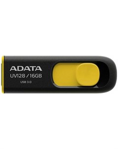Флешка USB 16Gb UV128 AUV128 16G RBY желто черный Adata