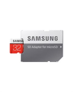 Карта памяти Micro SDHC 32Gb Class 10 EVO PLUS UHS I U1 MB MC32GA RU SD adapter Samsung