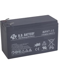 Батарея BPS 7 12 7Ач 12B B.b. battery