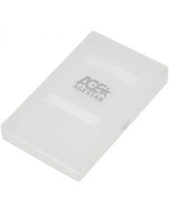 Внешний контейнер для HDD 2 5 SATA AgeStar SUBCP1 USB2 0 белый Age star