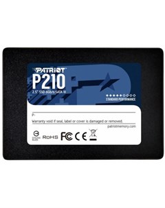 Твердотельный накопитель SSD 2 5 2 Tb P210S2TB25 Read 540Mb s Write 430Mb s 3D NAND TLC Patriòt