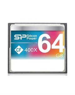 Карта памяти Compact Flash Card 64Gb 400x SP064GBCFC400V10 Silicon power