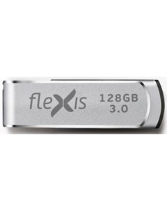 Флешка 128Gb RS 105 USB 3 0 серебристый Flexis