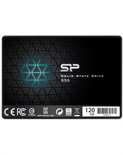 Твердотельный накопитель SSD 2 5 120 Gb SP120GBSS3S55S25 Read 550Mb s Write 420Mb s TLC Silicon power