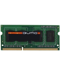 Оперативная память для ноутбука 4Gb 1x4Gb PC3 12800 1600MHz DDR3 SO DIMM CL11 QUM3S 4G1600K11 Qumo