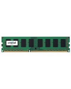 Оперативная память для компьютера 4Gb 1x4Gb PC3 12800 1600MHz DDR3 DIMM CL11 CT51264BD160B Crucial